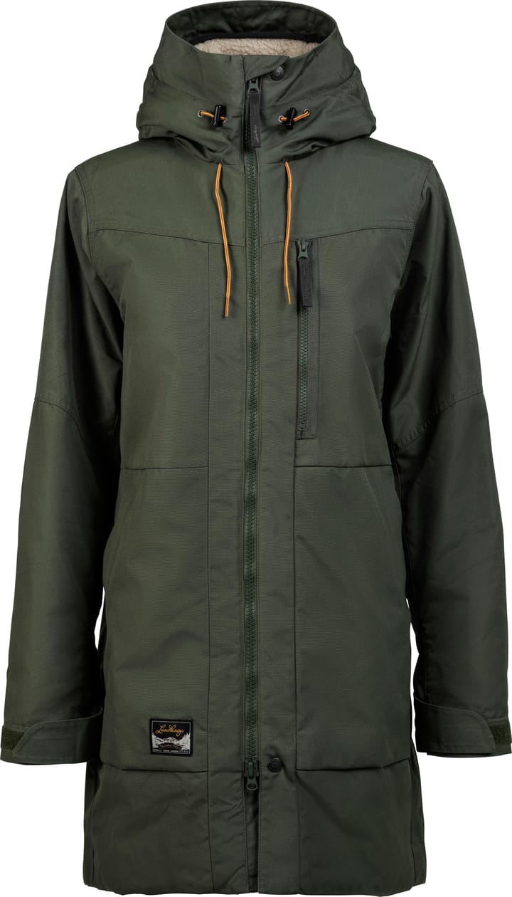 Lundhags Women's Knak Pile Parka Thyme Green Lundhags