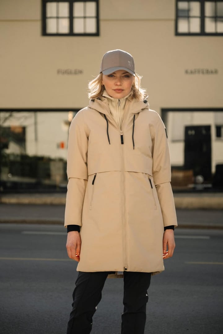 Twentyfour Mellow Vattert Parkas D Sand Twentyfour