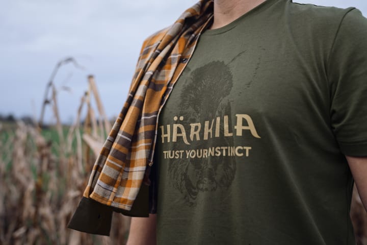Härkila Men's Härkila Wildboar Shortsleeve T-Shirt Forest Night Härkila