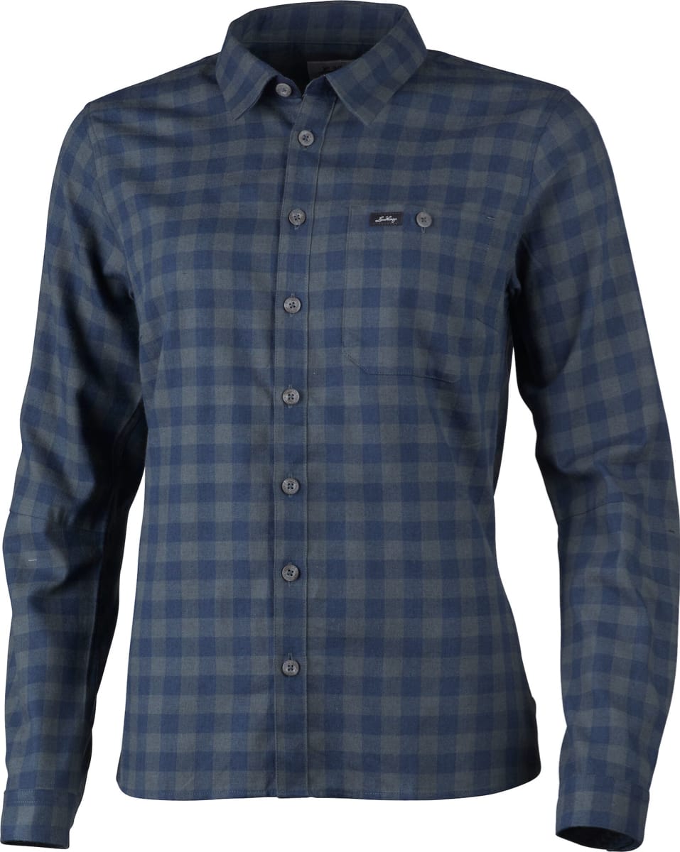 Lundhags Ekren Womens LS Shirt Deep Blue