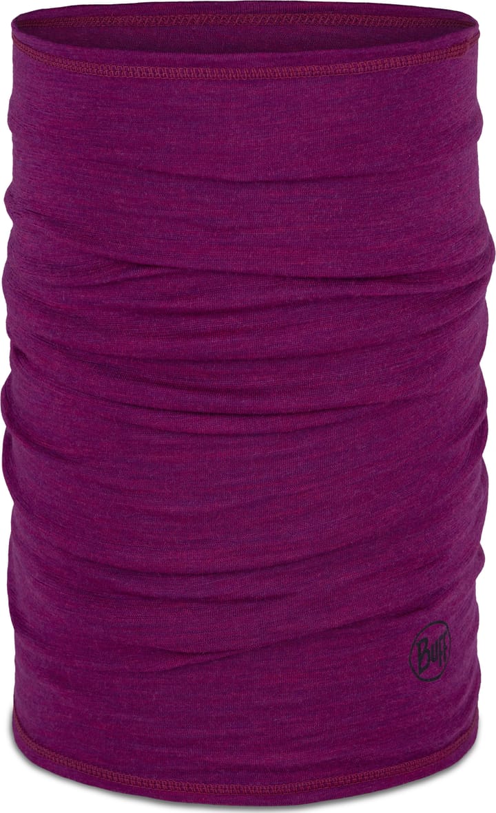 Buff Merino Lightweight Neckwear Solid Magenta Buff