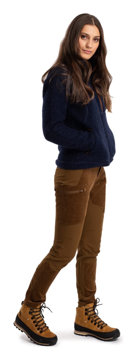 Twentyfour Finse Sherpa Fleece D Blekkblå Twentyfour