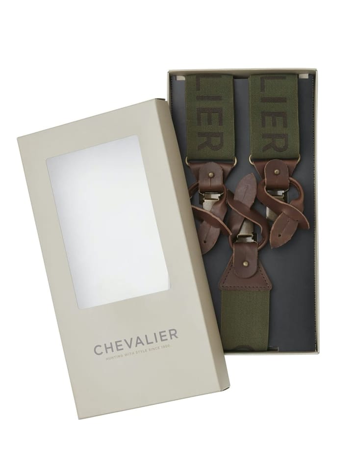 Chevalier Logo Suspenders Dark Green O/S Chevalier