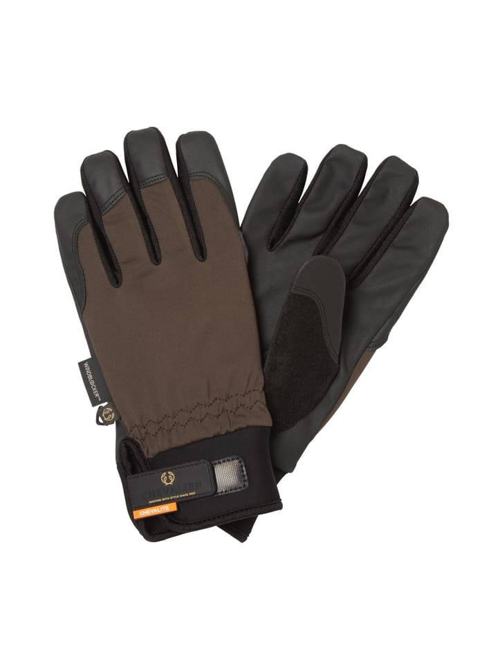 Chevalier Windblocker Shooting Gloves Leather Brown Chevalier