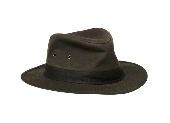 Chevalier Bush Waxed Cotton Hat Leather Brown Chevalier