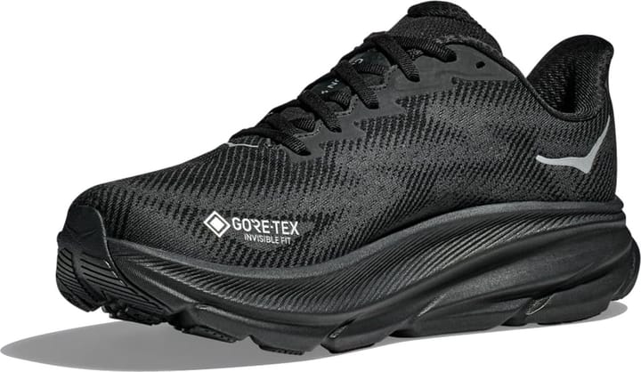 Hoka Men's Clifton 9 GORE-TEX Black/Black Hoka