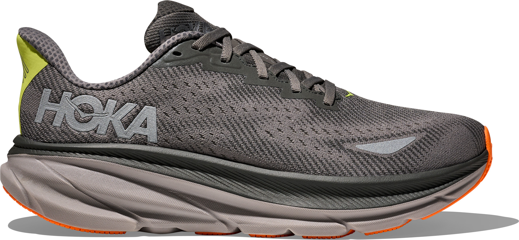 Hoka Men's Clifton 9 GORE-TEX Asphalt Grey/Gravel Løpesko 48