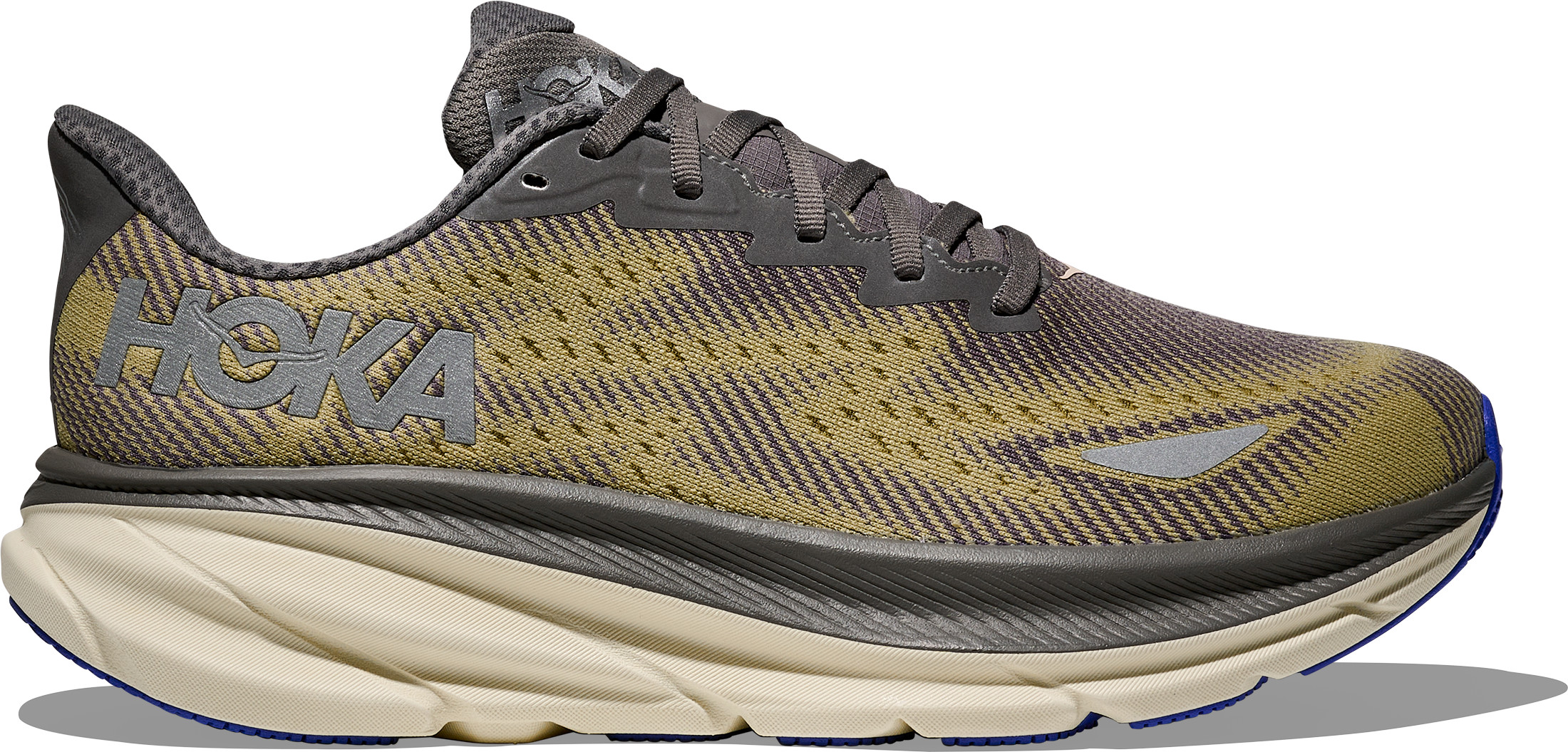 Hoka Men's Clifton 9 GORE-TEX Gravel/Eggshell