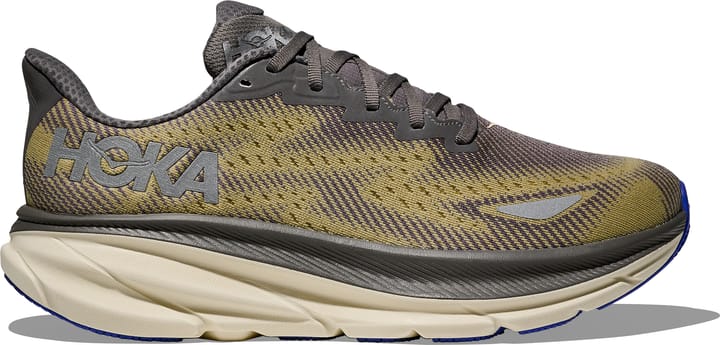 Hoka Men's Clifton 9 GORE-TEX Gravel/Eggshell Hoka