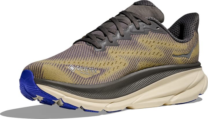 Hoka Men's Clifton 9 GORE-TEX Gravel/Eggshell Hoka