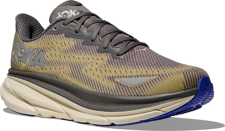 Hoka Men's Clifton 9 GORE-TEX Gravel/Eggshell Hoka