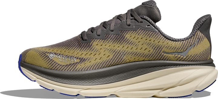 Hoka Men's Clifton 9 GORE-TEX Gravel/Eggshell Hoka