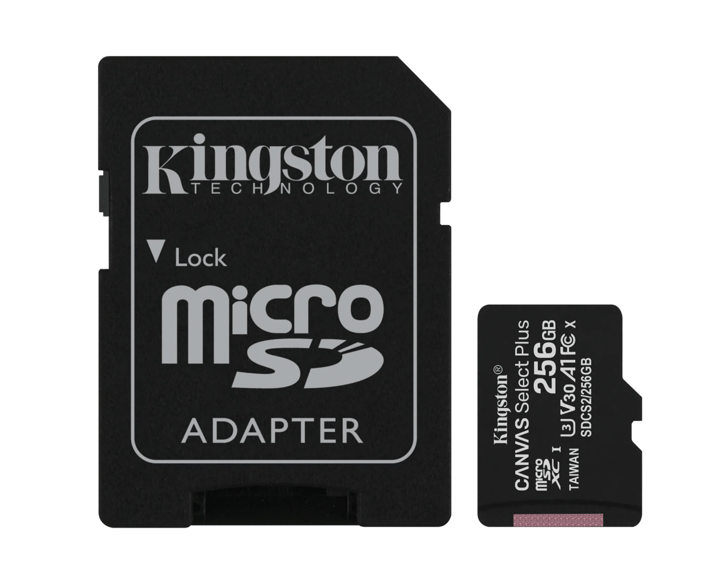 Kingston Kingston Canvas Select Sdhc Kort 256gb Minnekort Til Viltkamera Kingston Kingston Kingston Canvas Select Sdhc Kort 256gb Minnekort Til Viltkamera Kingston