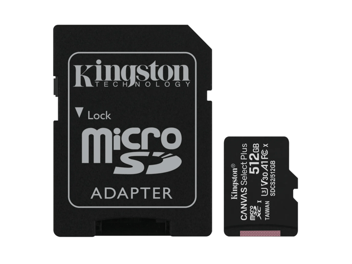 Kingston Kingston Canvas Select Sdhc Kort 512gb Minnekort Til Viltkamera Kingston Kingston Kingston Canvas Select Sdhc Kort 512gb Minnekort Til Viltkamera Kingston