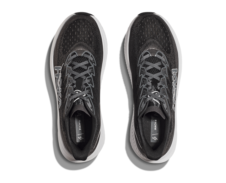 Hoka Men's Mach 6 Wide Black / White Hoka