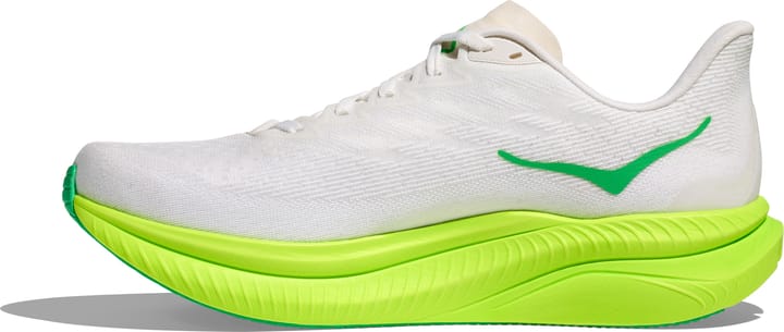 Hoka Men's Mach 6 White/Neon Lime Hoka Hoka Men's Mach 6 White/Neon Lime Hoka