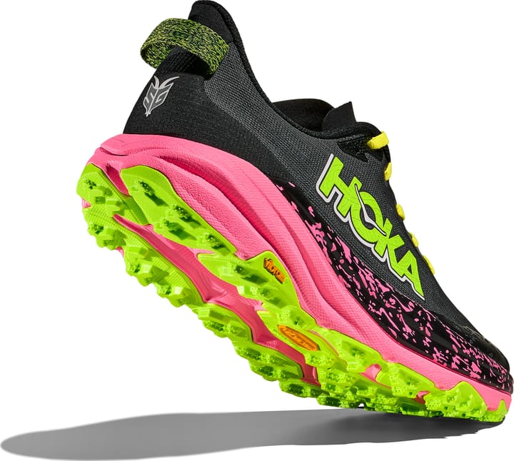 Hoka Men's Speedgoat 6 Black/Neon Rose Hoka