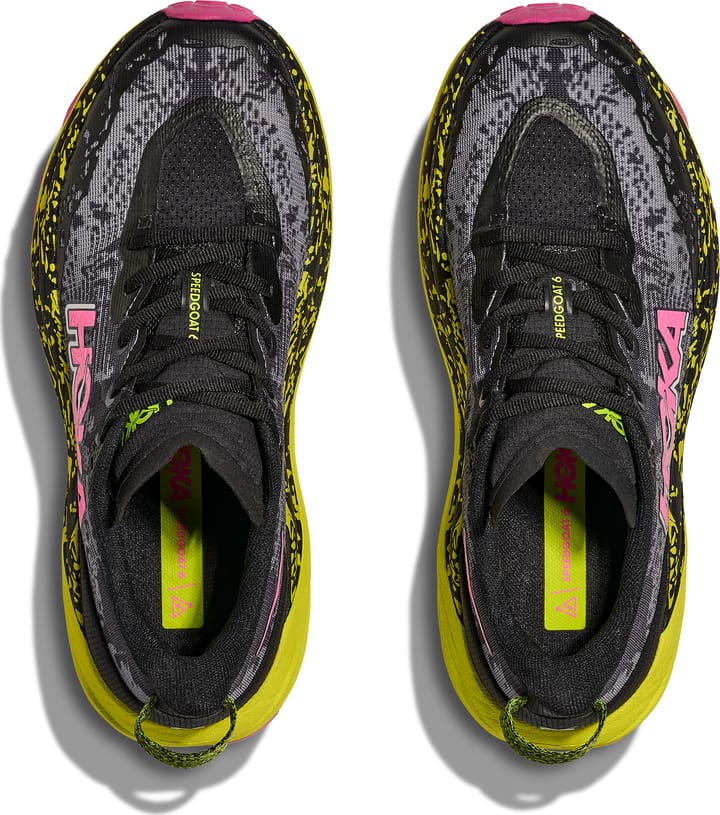 Hoka Women's Speedgoat 6 Black / Neon Hoka Citrus Hoka