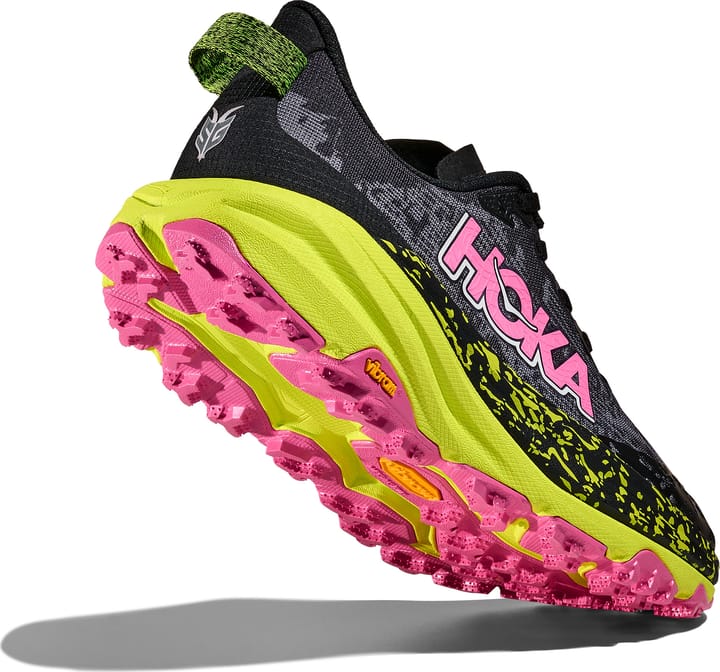 Hoka Women's Speedgoat 6 Black / Neon Hoka Citrus Hoka