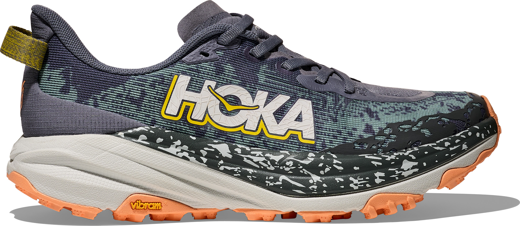 Hoka Women's Speedgoat 6 Wide Grey Skies / Cosmic Grey Løpesko 40 2/3