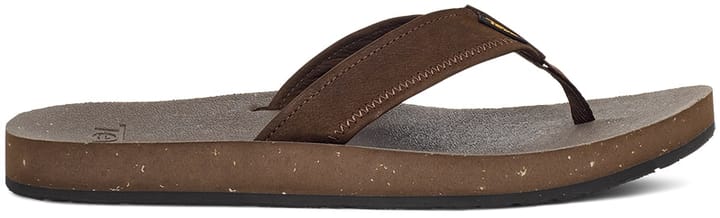 Teva Men's Reflip Leather Chocolate Brown Teva