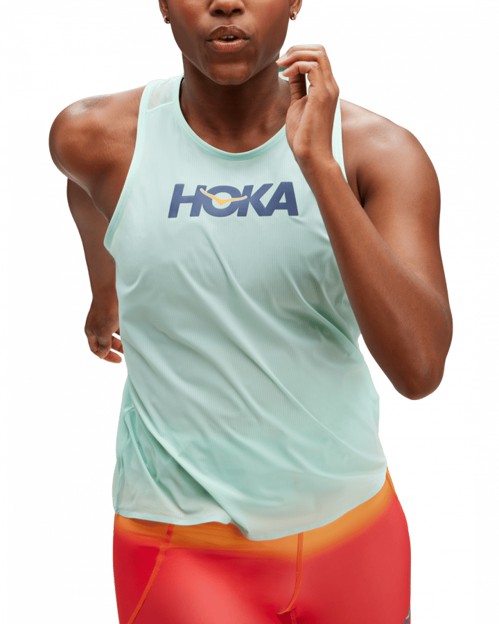 Hoka Women's Airolite Run Tank Cloudless / Marathon Hoka