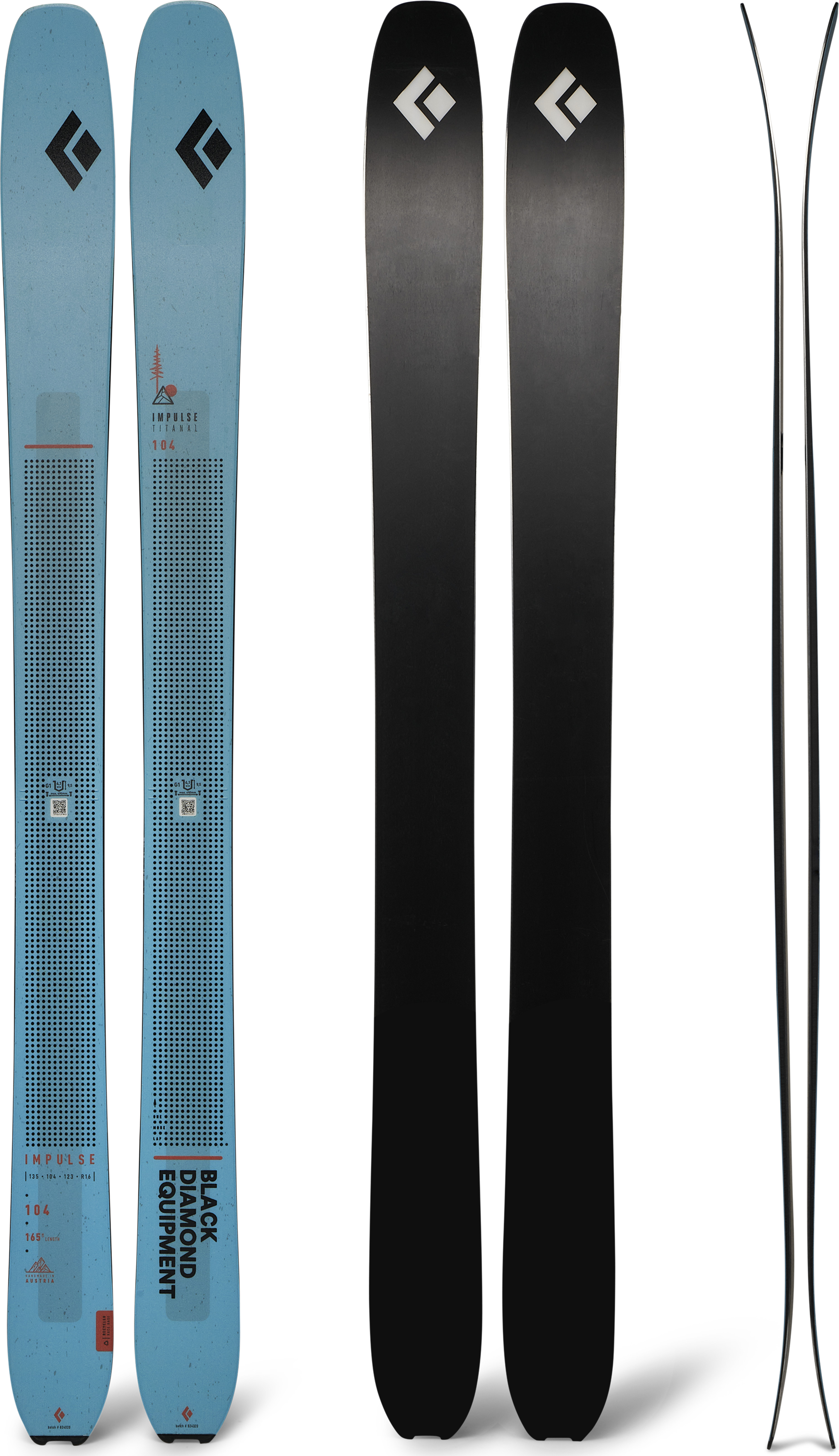 Black Diamond Women's Impulse 104 Ti Skis No Color Alpinskidor 172 cm