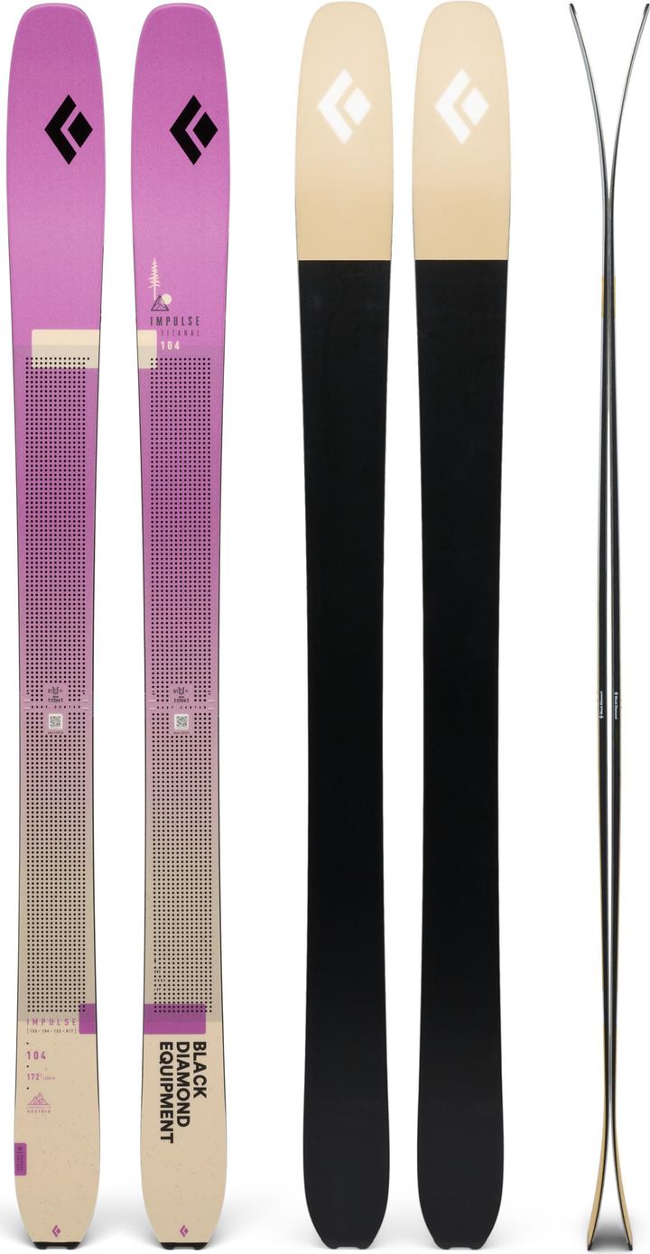 Black Diamond Impulse Ti 104 Skis Piton Purple Black Diamond
