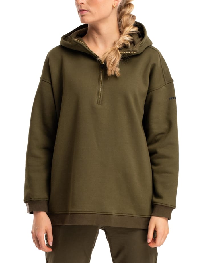 Twentyfour Mellow Hoodie D M Oliven Twentyfour