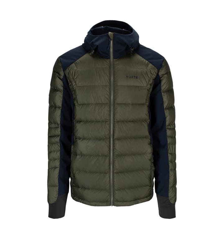 Tufte Wear Gaupe Hybrid Down Jacket Forest Night Tufte Wear Tufte Wear Gaupe Hybrid Down Jacket Forest Night Tufte Wear