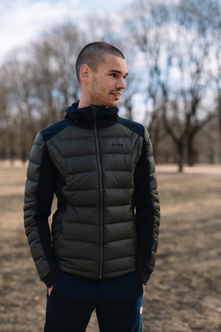Tufte Wear Gaupe Hybrid Down Jacket Forest Night Tufte Wear Tufte Wear Gaupe Hybrid Down Jacket Forest Night Tufte Wear