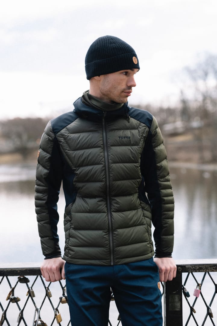 Tufte Wear Gaupe Hybrid Down Jacket Forest Night Tufte Wear Tufte Wear Gaupe Hybrid Down Jacket Forest Night Tufte Wear