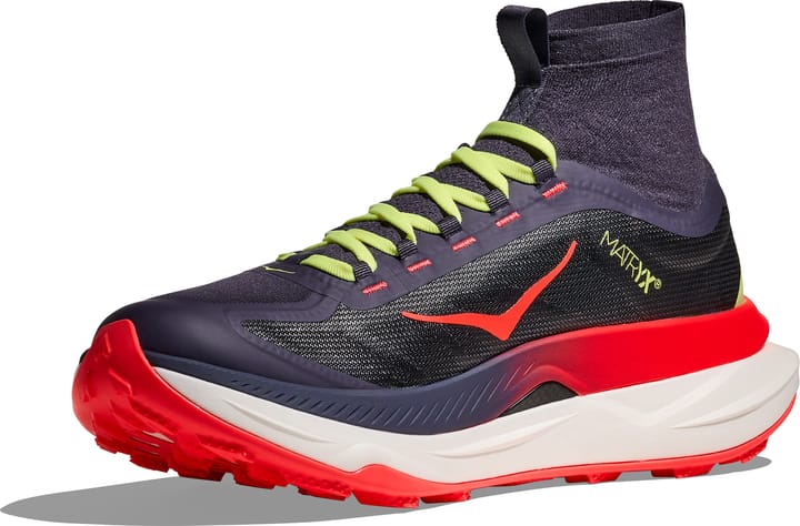 Hoka Men's Tecton X 3 Squid Ink / Neon Flame Hoka