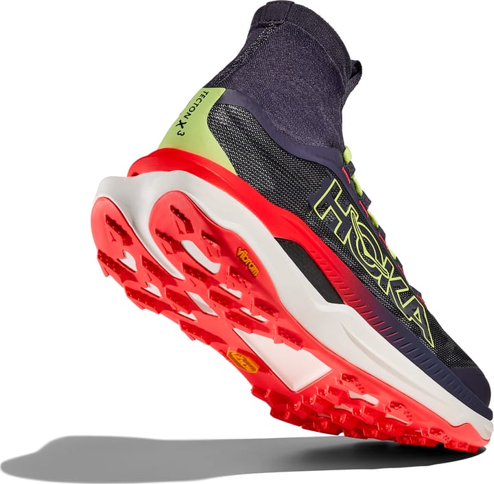Hoka Men's Tecton X 3 Squid Ink / Neon Flame Hoka