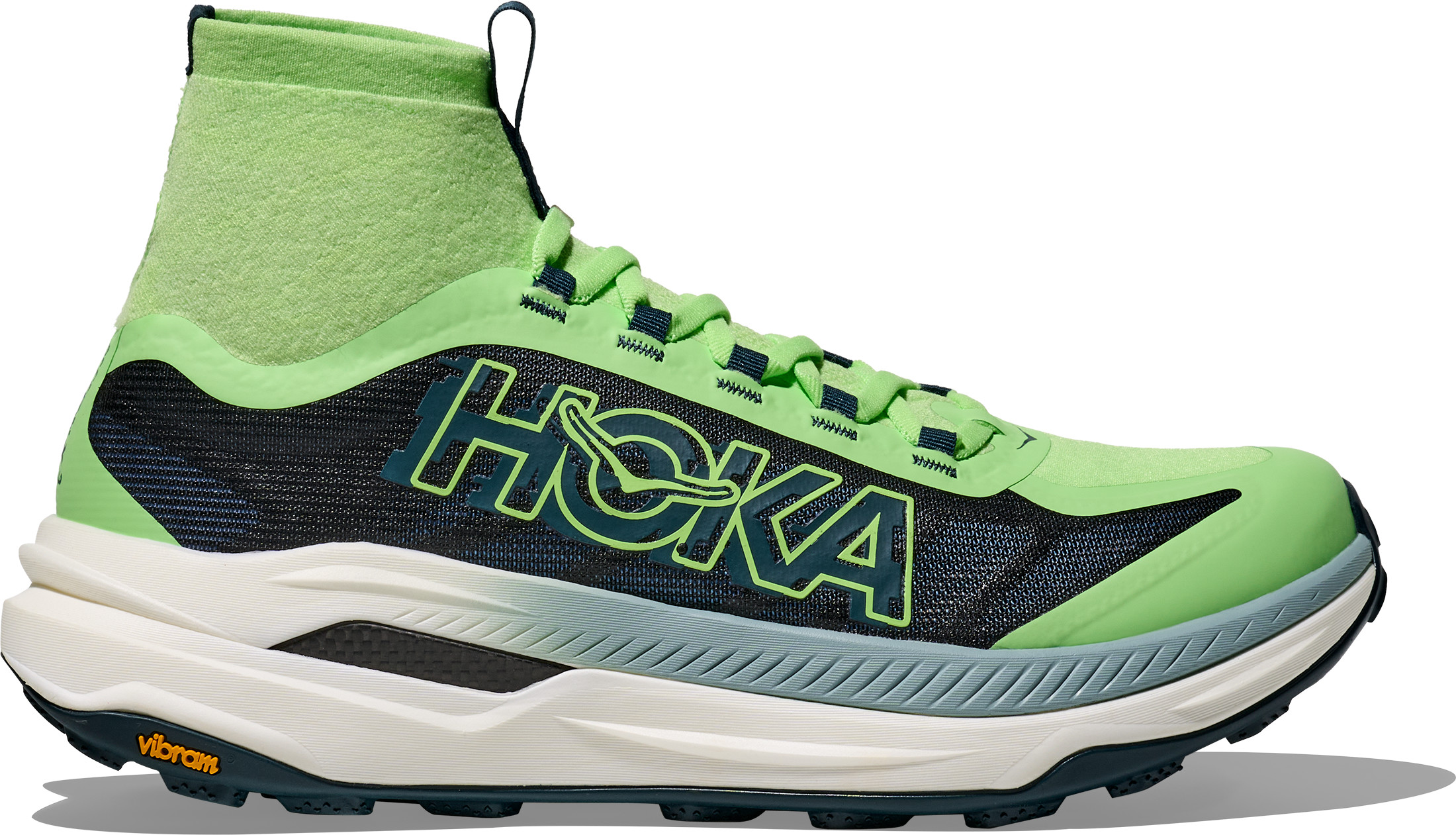 Hoka Men's Tecton X 3 Tart Apple/Blue Twilight Träningsskor 44 2/3
