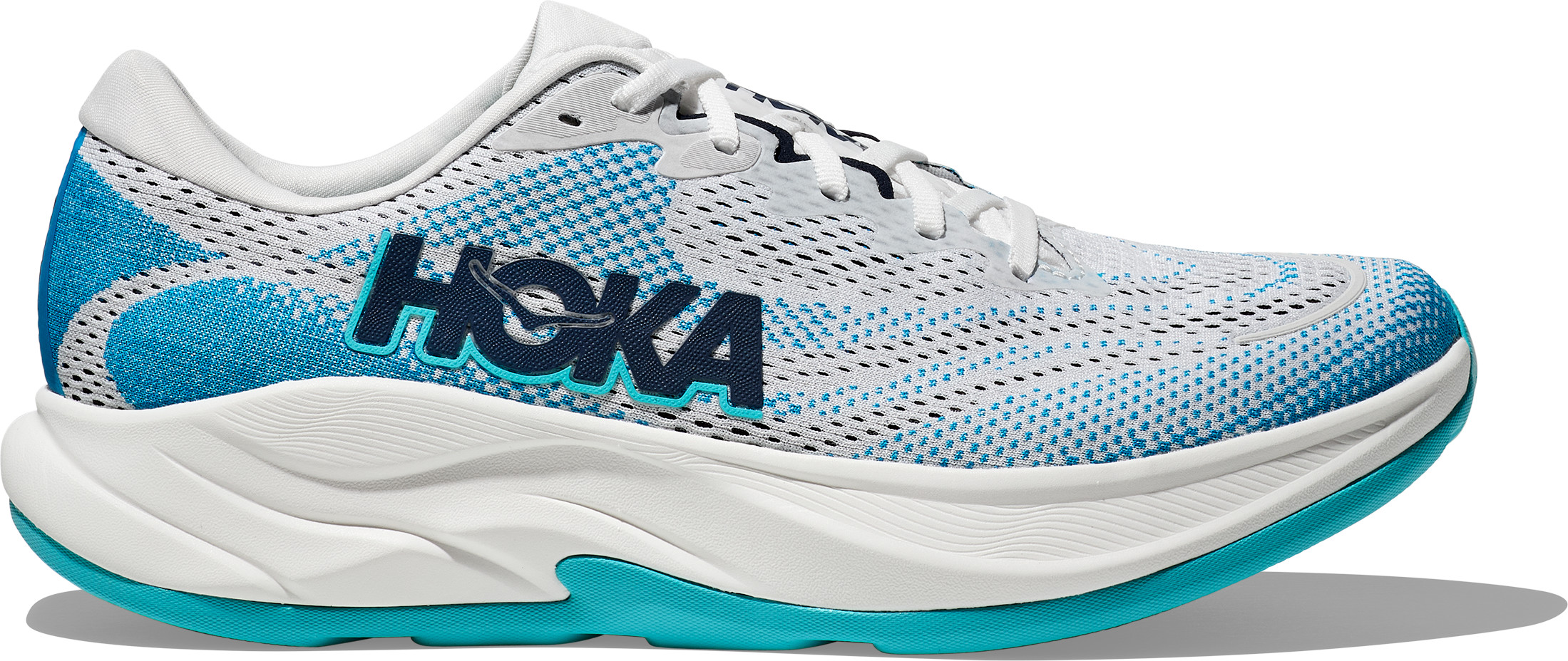 Hoka Men's Rincon 4 Frost/Skyward Blue Løpesko 46