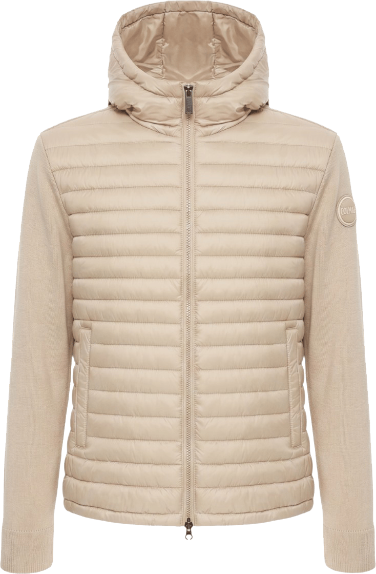 Colmar Men's Hybrid Padded Jacket With Hood Hemp