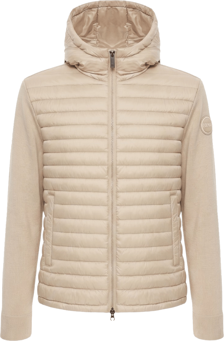 Colmar Men's Hybrid Padded Jacket With Hood Hemp Colmar