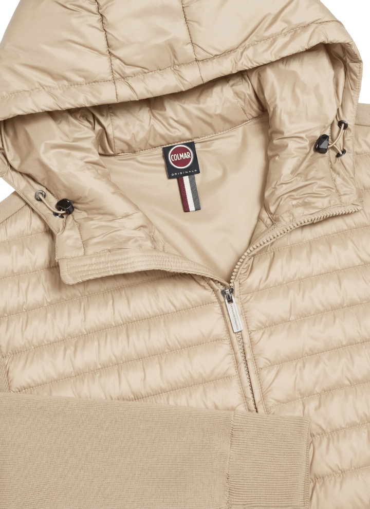 Colmar Men's Hybrid Padded Jacket With Hood Hemp Colmar