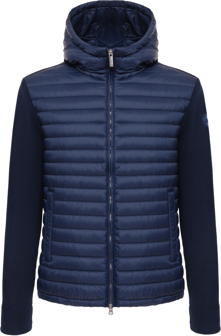 Colmar Men's Hybrid Padded Jacket With Hood Navy Blue Colmar