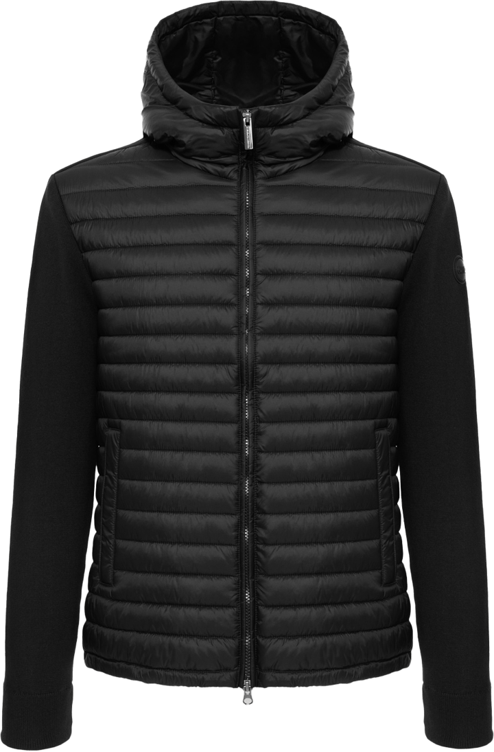 Colmar Men's Hybrid Padded Jacket With Hood Black Colmar