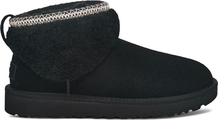 UGG Women's Classic Ultra Mini Maxi Curly Black UGG UGG Women's Classic Ultra Mini Maxi Curly Black UGG