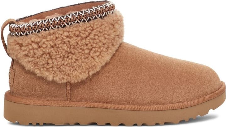 UGG Women's Classic Ultra Mini Maxi Curly Chestnut UGG