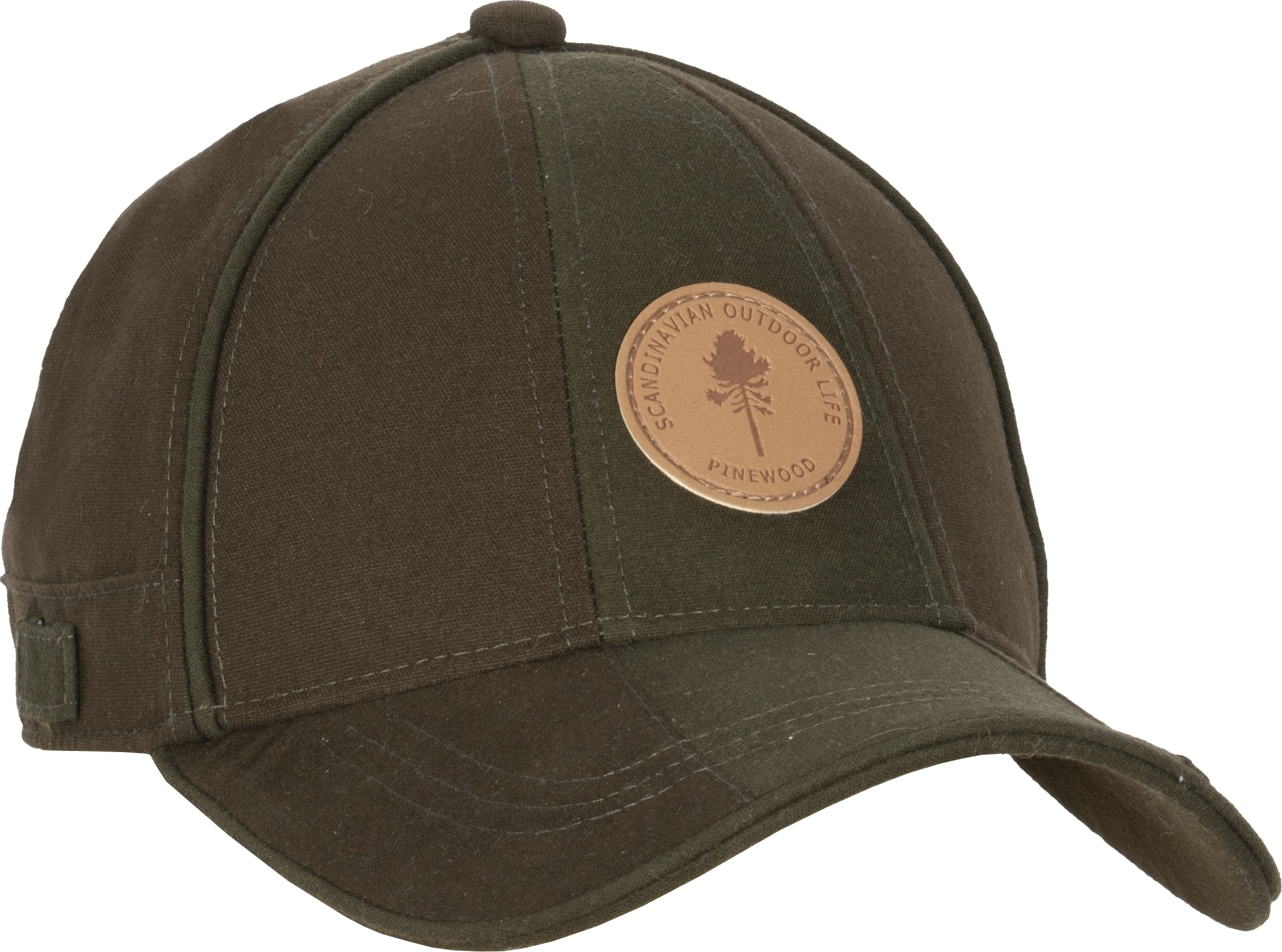 Pinewood Furudal Hunters Waterproof Cap Suede Brown/Moss Green