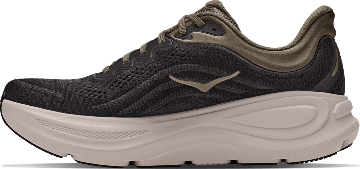 Hoka Men's Bondi 9 Black/River Rock Grey Hoka