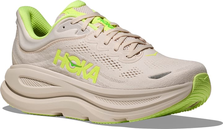 Hoka Men's Bondi 9 Grout/Neon Yuzu Hoka