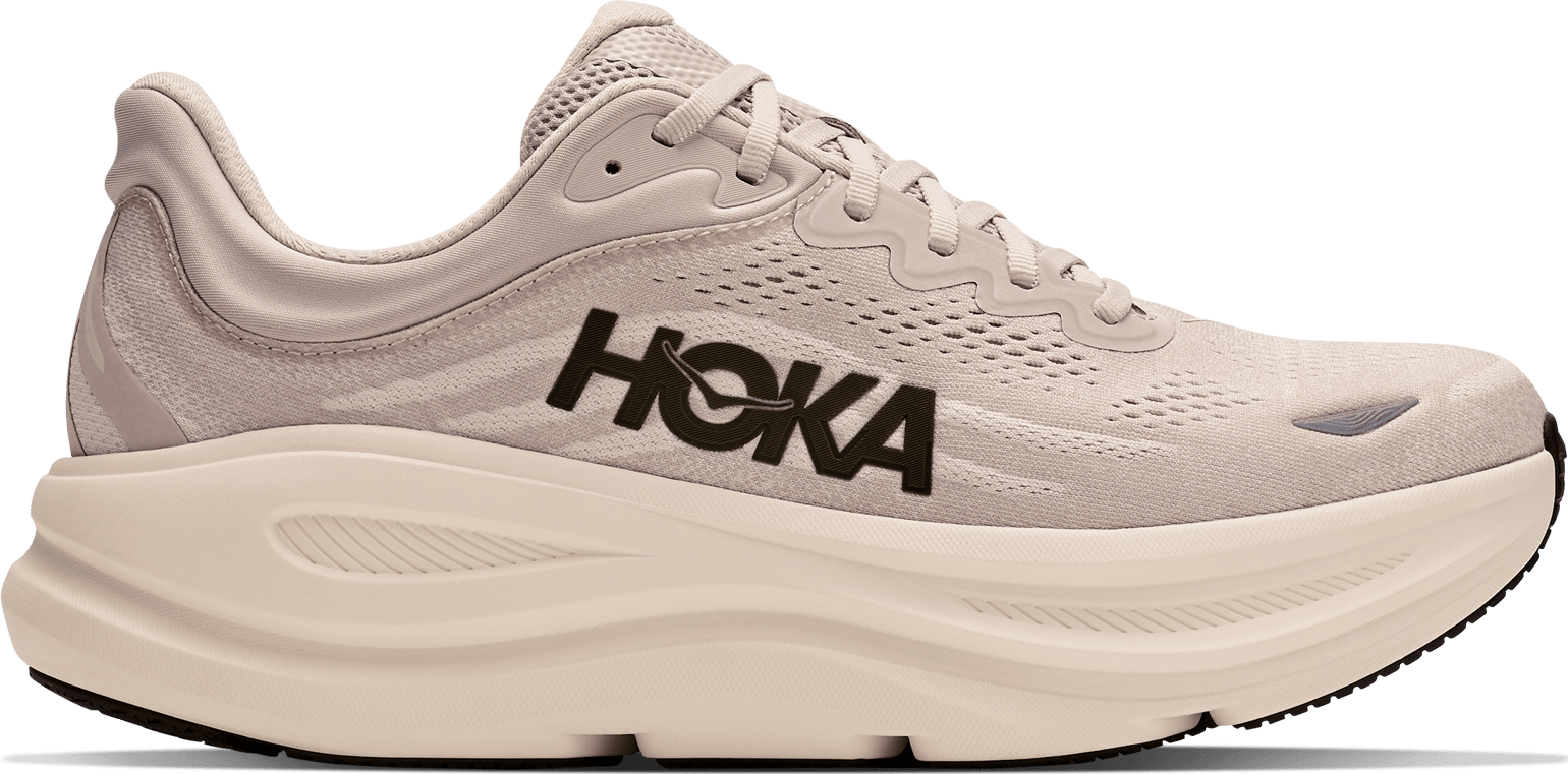 Hoka Men's Bondi 9 River Rock Grey/Alabaster