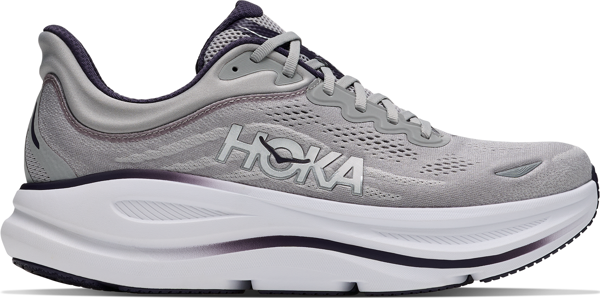 Hoka Men's Bondi 9 Stellar Grey/Squid Ink
