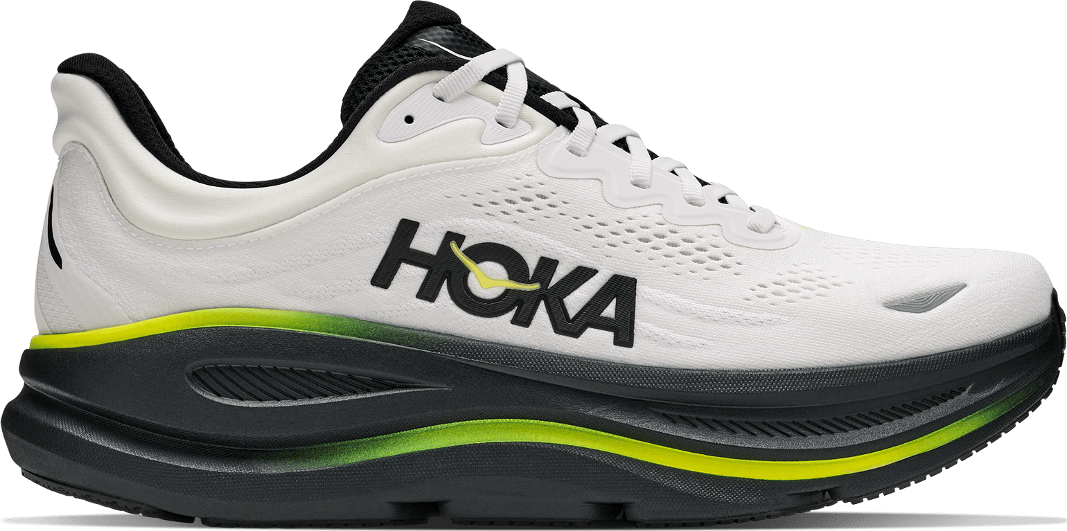 Hoka Men's Bondi 9 White/Citrus