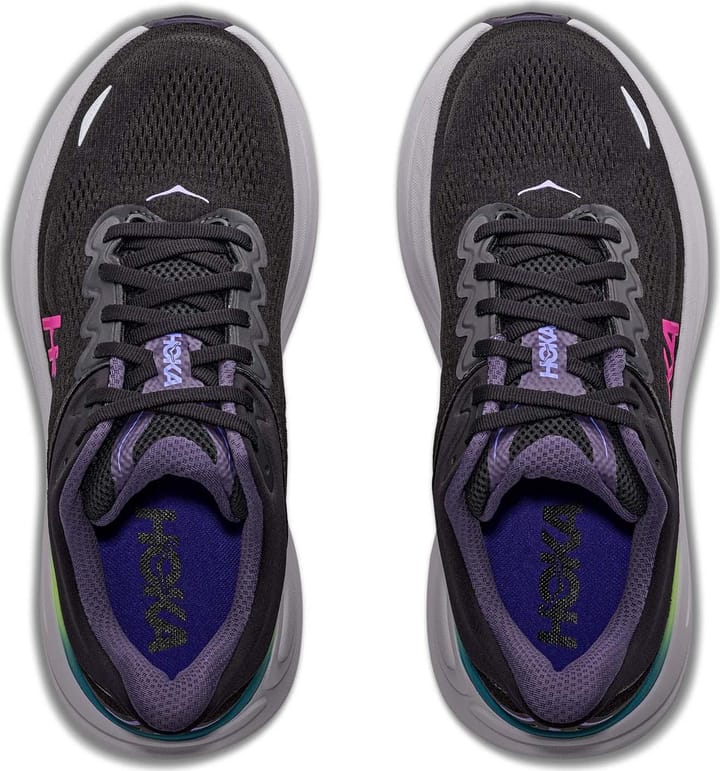 Hoka Women's Bondi 9 Black/Neon Dragonfruit Hoka